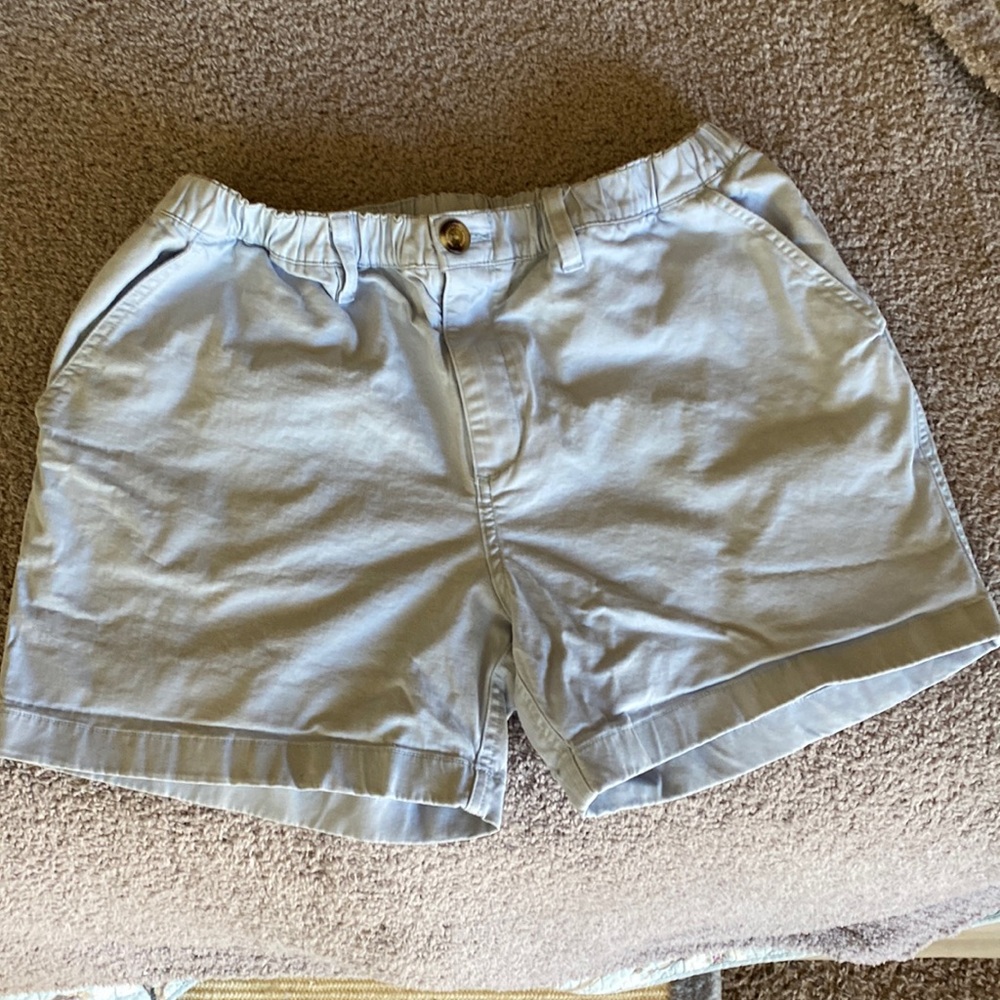 Men’s Chubbies shorts. Light blue size L 5.5” length